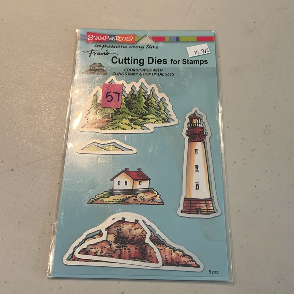 Cutting Dies for Stamps - Multicolor
